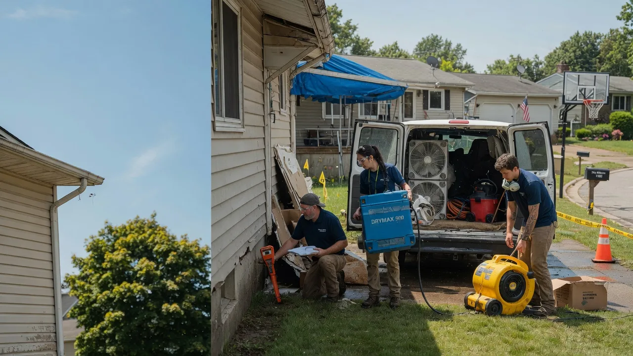 Ceiling Leak Cleanup in South Solon, OH near me