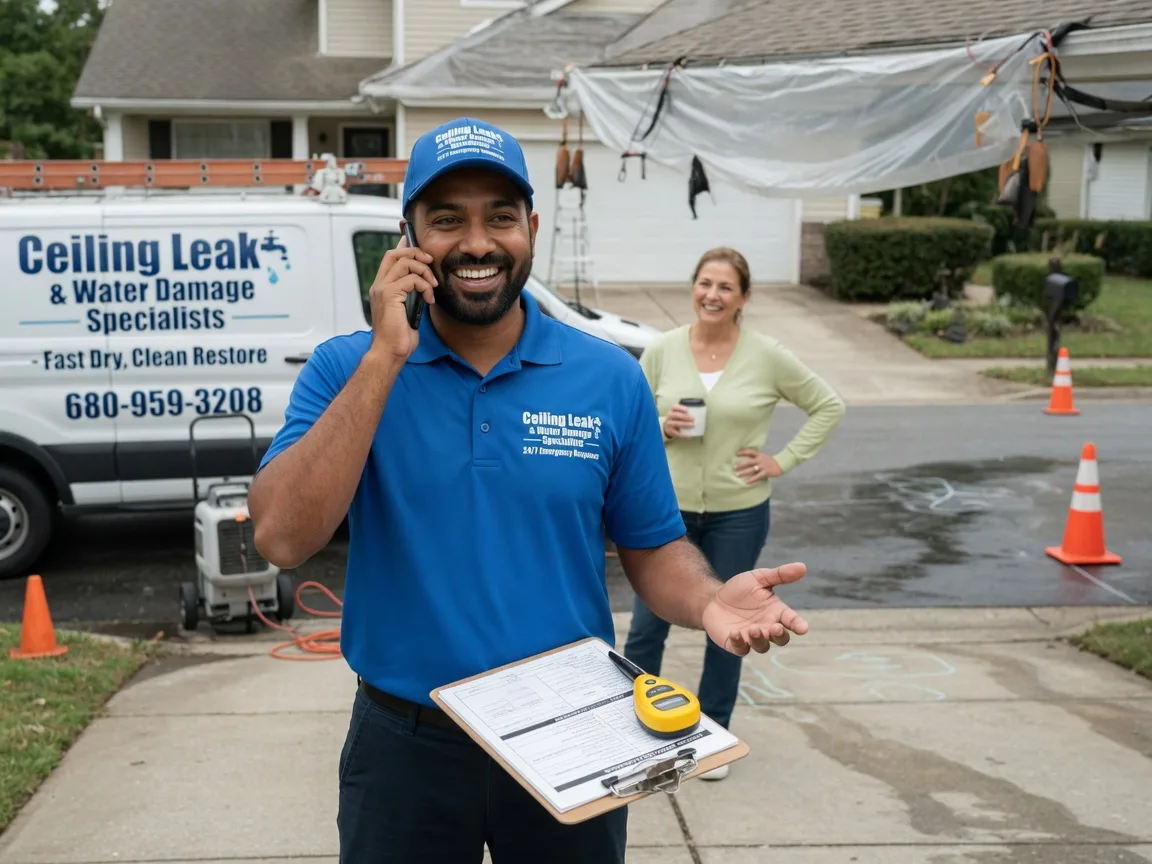 Ceiling Leak Cleanup South Solon, OH FAQs